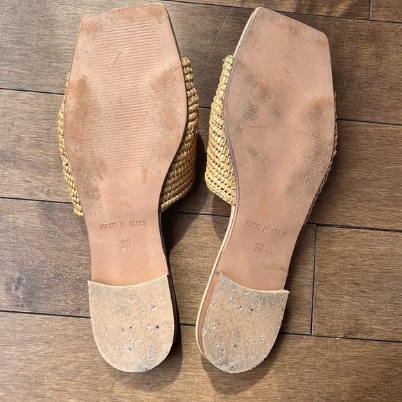 L’Intervalle Abilene Camel Flat Sandals Size EU 38 - Picture 9 of 11